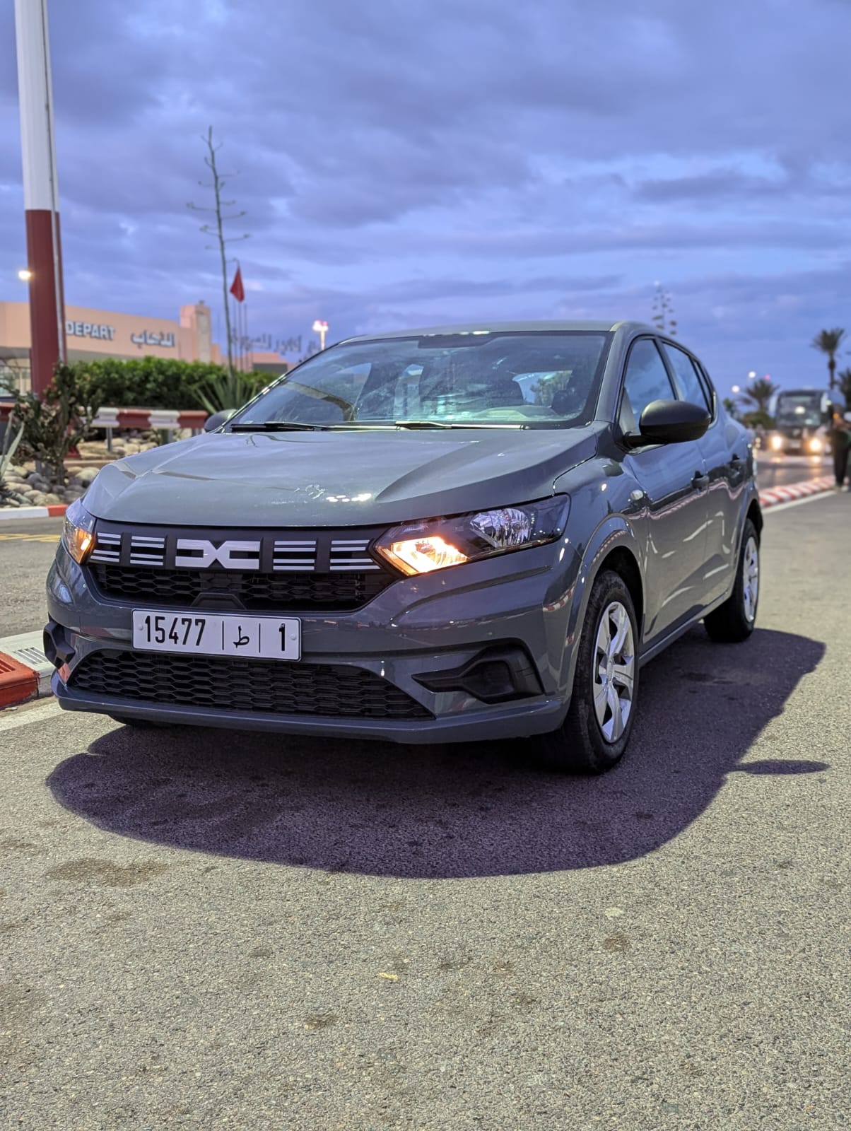 Dacia Sandero economy rental car in Agadir - affordable diesel hatchback - view 1 of 3